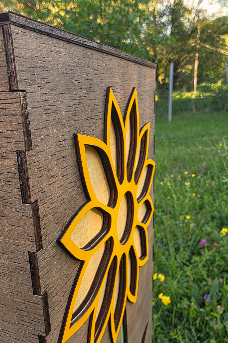 lampa decor pardoseala "Sunflowers"