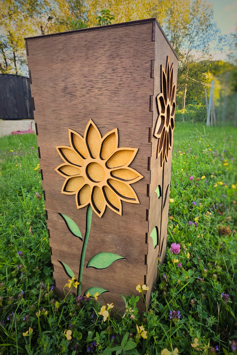 lampa decor pardoseala "Sunflowers"